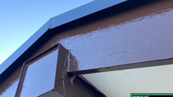 ［施工写真あり］川越市にて破風板の塗装工事を行いました！